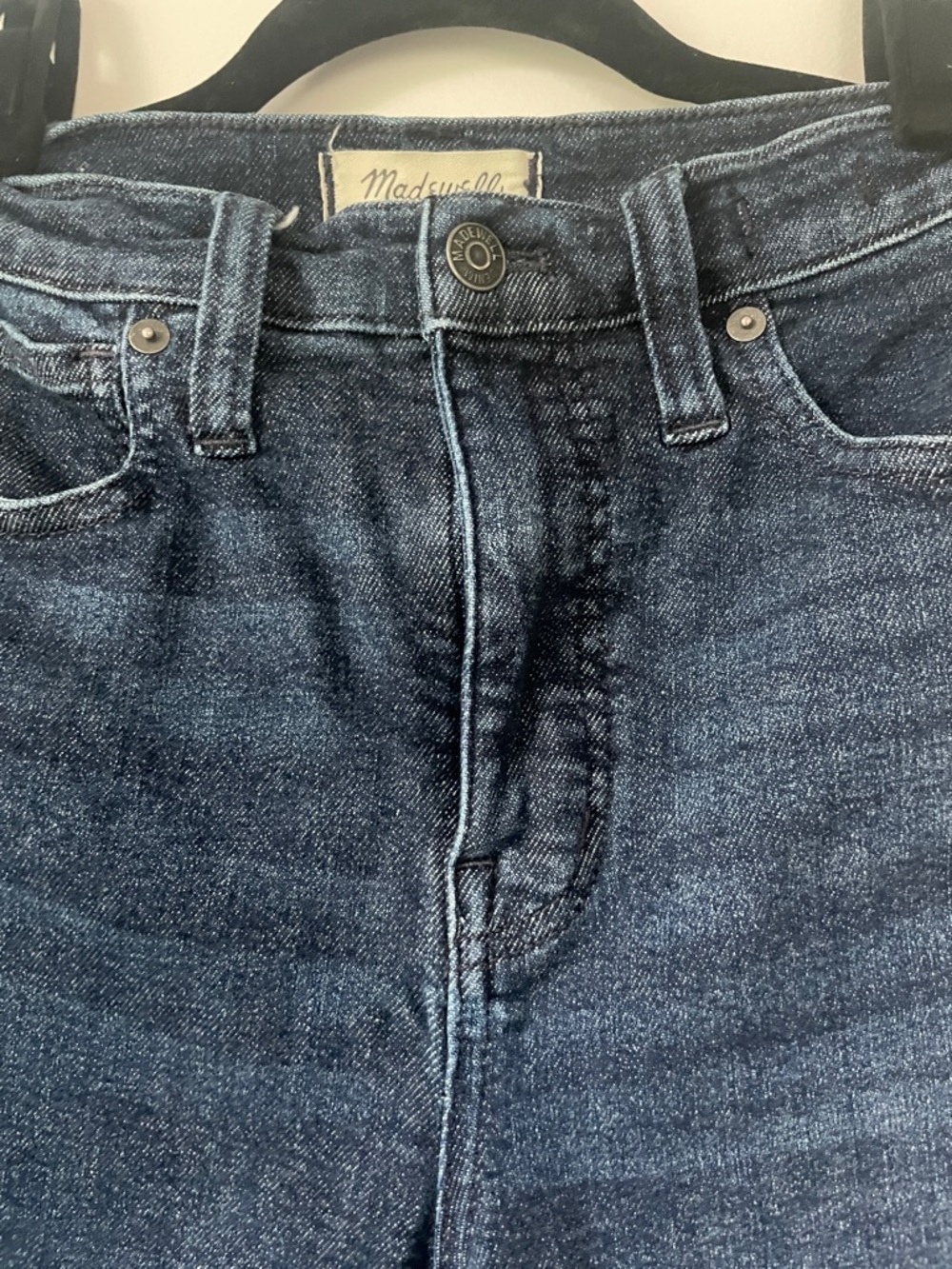 Madewell women’s high rise skinny size 27 dark blue
